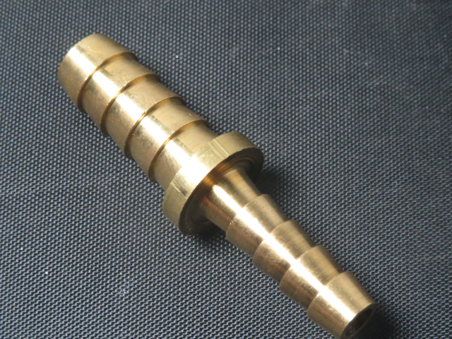 (image for) 1/2 - 3/8 BARB HOSE MENDOR BRASS